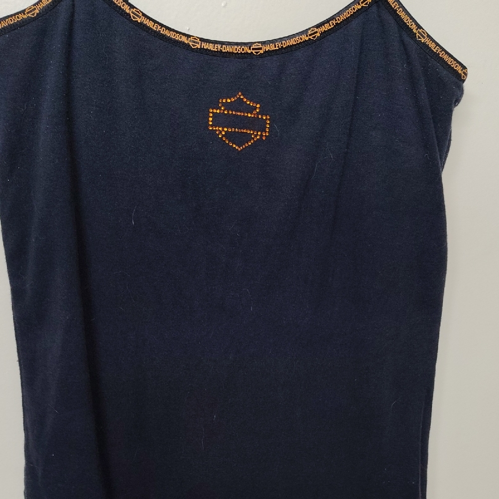 Harley-Davidson Tank Top with Orange Details